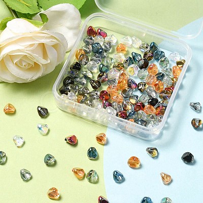 120Pcs 12 Style Electroplate Glass Beads Strands EGLA-YW0001-52-1