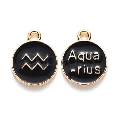 Alloy Enamel Pendants LS-ENAM-S124-01B-08J-1