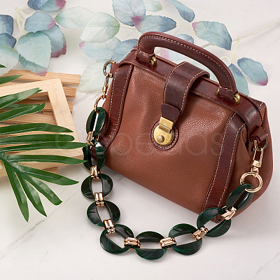 2Pcs 2 Style Resin & Acrylic Bag Strap FIND-GN0001-37-1