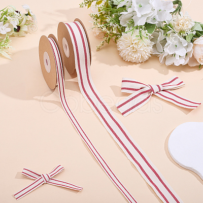 2 Rolls 2 Styles Cotton Ribbon OCOR-ME0001-99A-1