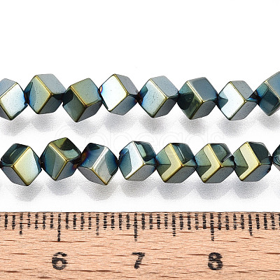 Electroplated Synthetic Non-magnetic Hematite Beads Strands G-T139-62E-1