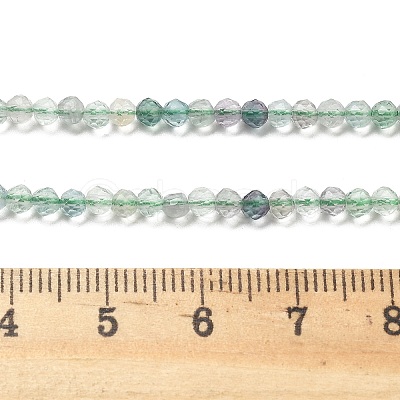 Natural Fluorite Beads Strands G-F596-32-3mm-1