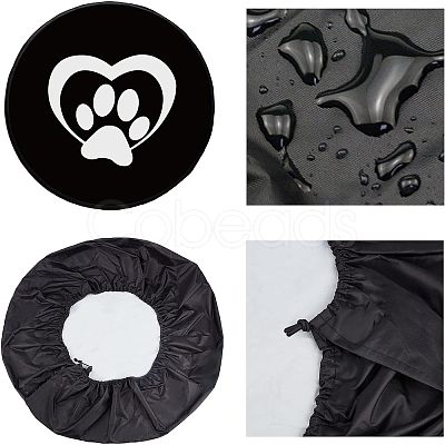 Polyester Tyre Cover AJEW-WH0225-019-1