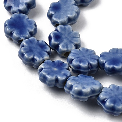 Handmade Porcelain Beads Strands PORC-K010-05I-1