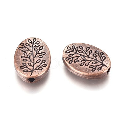 Tibetan Style Alloy Beads RLFH10181Y-NF-1
