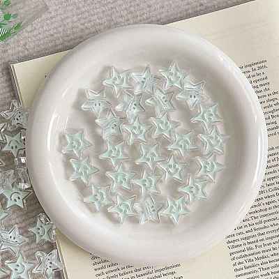 Acrylic Enamel Beads OACR-I011-21H-1