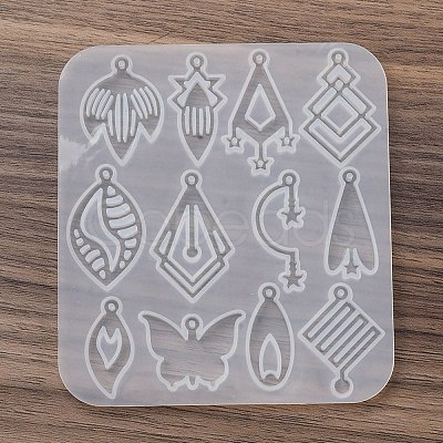 Pendant Silicone Molds X1-AJEW-S041-03C-1