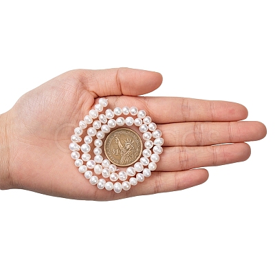 Natural Cultured Freshwater Pearl Beads Strands X1-PEAR-N013-06G-1
