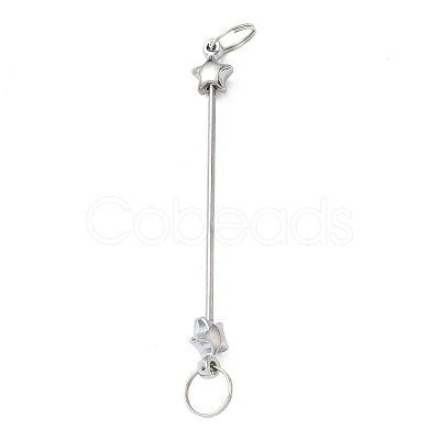 Iron Beadable Keychain Bar IFIN-F164-03A-1