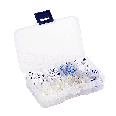 DIY Letter Beads Bracelet Making Kit DIY-YW0004-29-1