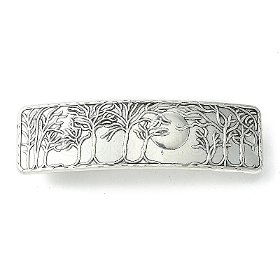 Alloy Hair Barrettes OHAR-C010-04AS-1