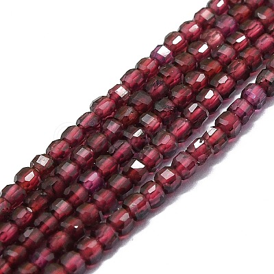 Grade A Natural Garnet Beads Strands G-P457-B01-39-1