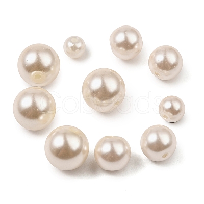 Glass Imitation Pearl Beads GLAA-XCP0001-54-1