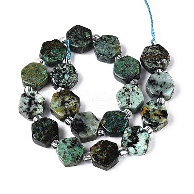 Natural African Turquoise(Jasper) Beads Strands G-P534-A26-02-1