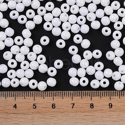 Opaque Acrylic Beads SACR-A007-01C-17-1