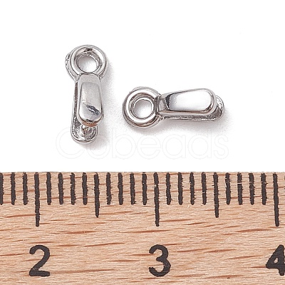 Non-Tarnish 304 Stainless Steel Ice Pick Pinch Bails STAS-K277-04A-P-1