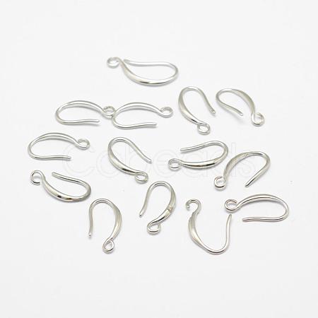 Brass Earring Hooks KK-F714-06S-1