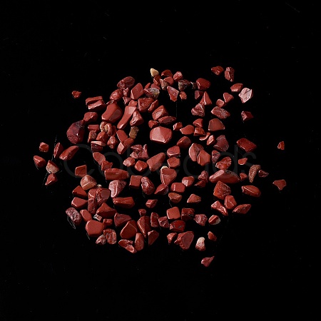 Natural Red Jasper Chip Beads X-G-M364-11A-1