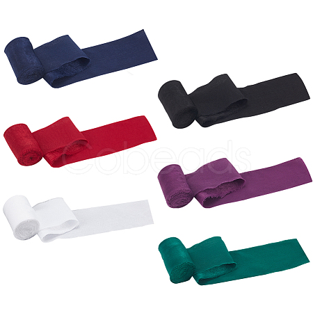 6 Rolls 6 Colors Polyester Ribbons OCOR-BC0006-36E-1