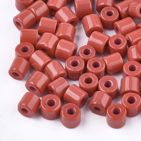 Opaque Glass Bugle Beads SEED-S023-02C-1