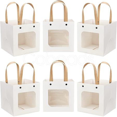 Craft Paper Handbags CARB-WH0018-03B-1