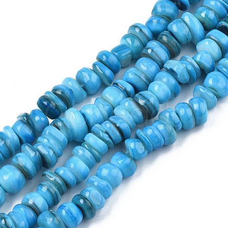Natural Trochid Shell/Trochus Shell Beads Strands SHEL-S258-081-B04-1