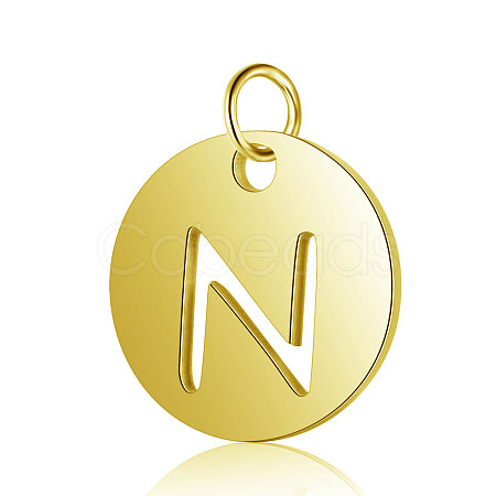 Ion Plating(IP) 304 Stainless Steel Charms LS-A-STAS-S105-T514G-N-1