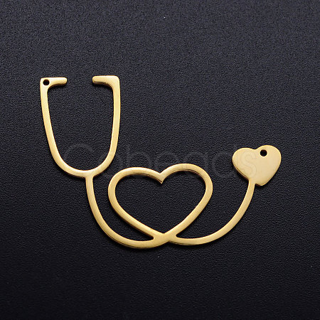 201 Stainless Steel Pendants STAS-T046-JN264-2-1