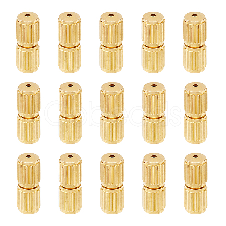 Brass Screw Clasps KK-FH0001-07G-1