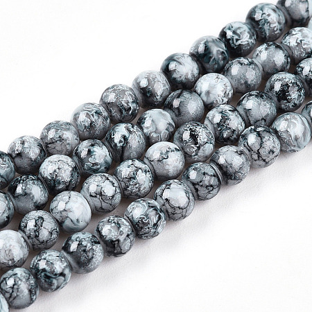 Baking Paint Glass Beads X1-DGLA-N003-4mm-A06-1