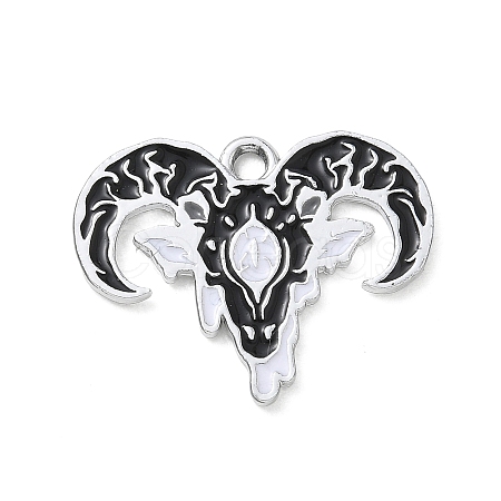 Halloween Alloy Enamel Pendants AL-CBA492B-01I-P-1