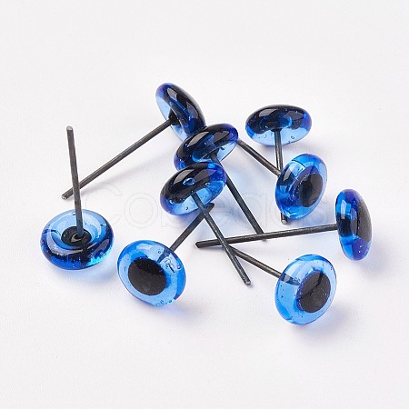 Craft Glass Doll Eyes LS-DIY-WH0020-B03-11mm-1
