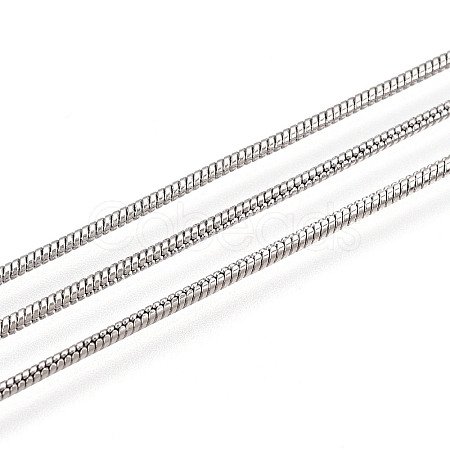 Brass Round Snake Chain CHC-WH0014-02P-1