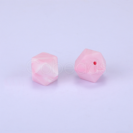 Hexagonal Silicone Beads SI-JX0020A-56-1