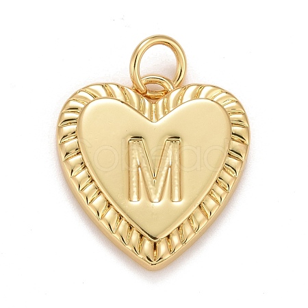 Rack Plating Golden Brass Pendants KK-E260-01G-M-1