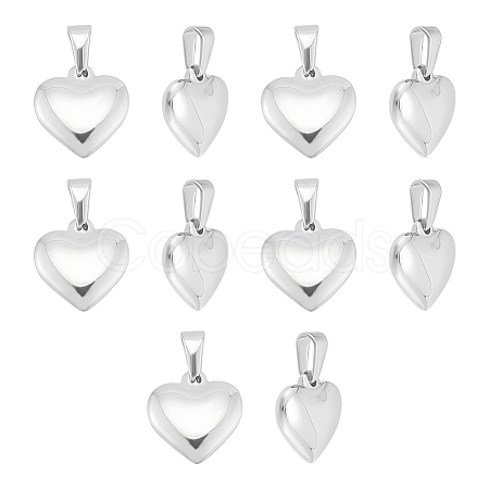 10Pcs 304 Stainless Steel Pendants STAS-UN0053-24-1