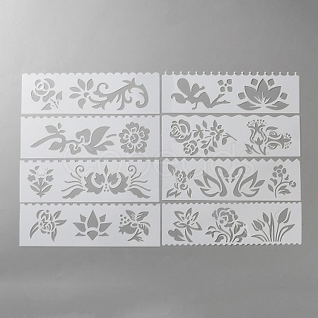 Plastic Drawing Stencil DIY-WH20001-12A-1