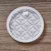 DIY Embossed Flower Pattern Pendant Silicone Molds DIY-G079-01A-2