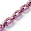 Handmade Opaque Acrylic Cable Chains AJEW-JB00890-07-2