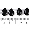 Natural Black Onyx(Dyed & Heated) Beads Strands G-B125-G01-01-4