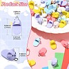 50Pcs Opaque Resin Pendants RESI-CJ0004-46-2