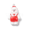 Christmas Opaque Resin Pendants LS-RESI-A049-05M-1