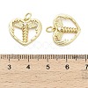 Brass Micro Pave Cubic Zirconia Pendants KK-H527-02B-G-3