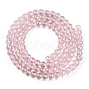 Electroplate Transparent Glass Beads Strands LS-GLAA-T032-T4mm-AB10-3