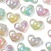 150Pcs 5 Colors Transparent Acrylic Beads X1-TACR-LS0001-09-4