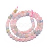 Natural Morganite Beads Strands G-G792-32B-2