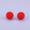 Round Silicone Focal Beads SI-JX0046A-25-2