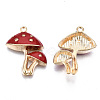 Eco-Friendly Alloy Enamel Pendants X-ENAM-Q437-047-NR-2