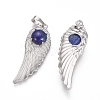 Natural Lapis Lazuli Pendants G-L512-P08-2