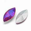 Pointed Back Glass Rhinestone Cabochons RGLA-T020-7x15mm-03-2